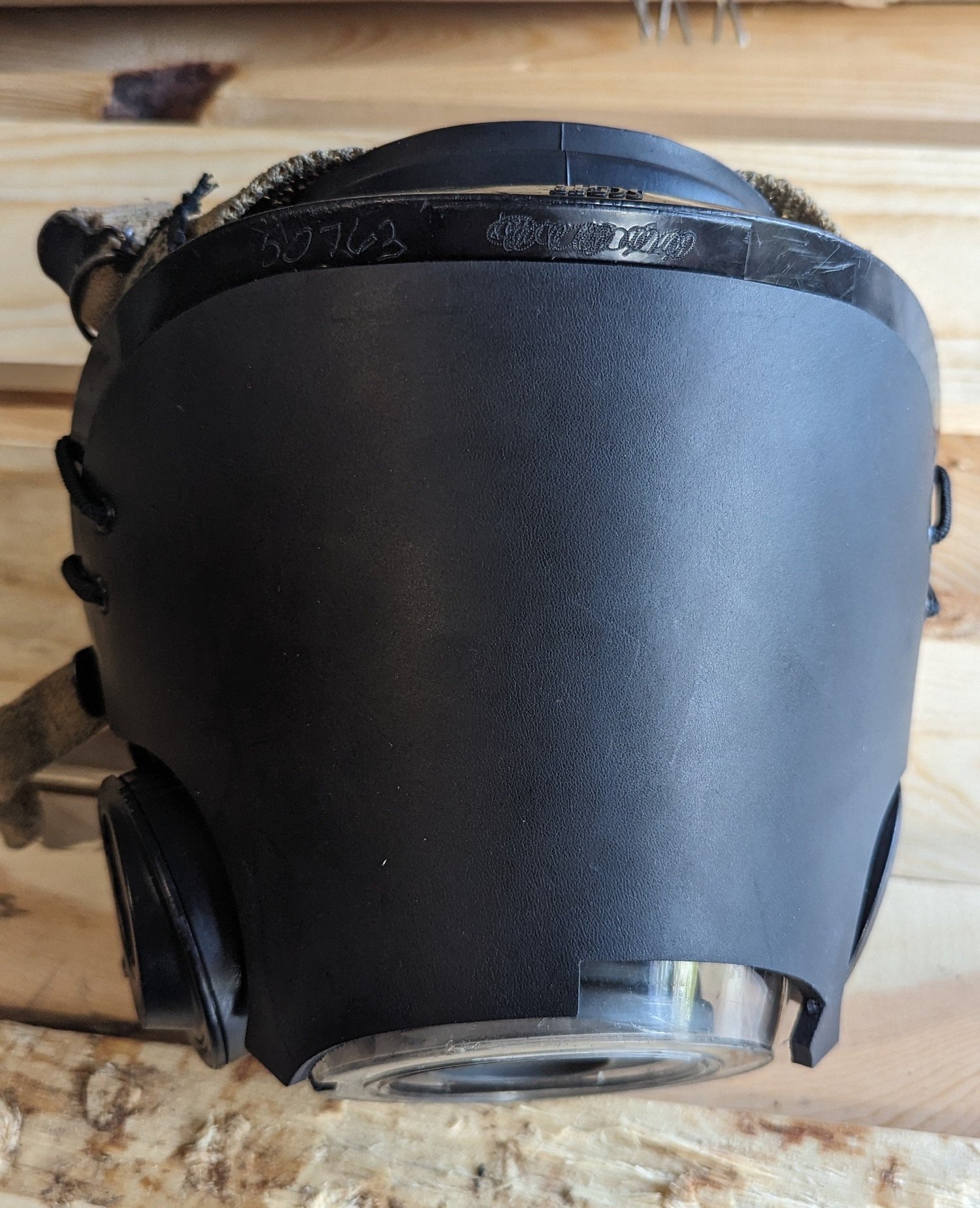 Black leather Scott AV-3000 blackout training cover – additional product view 3