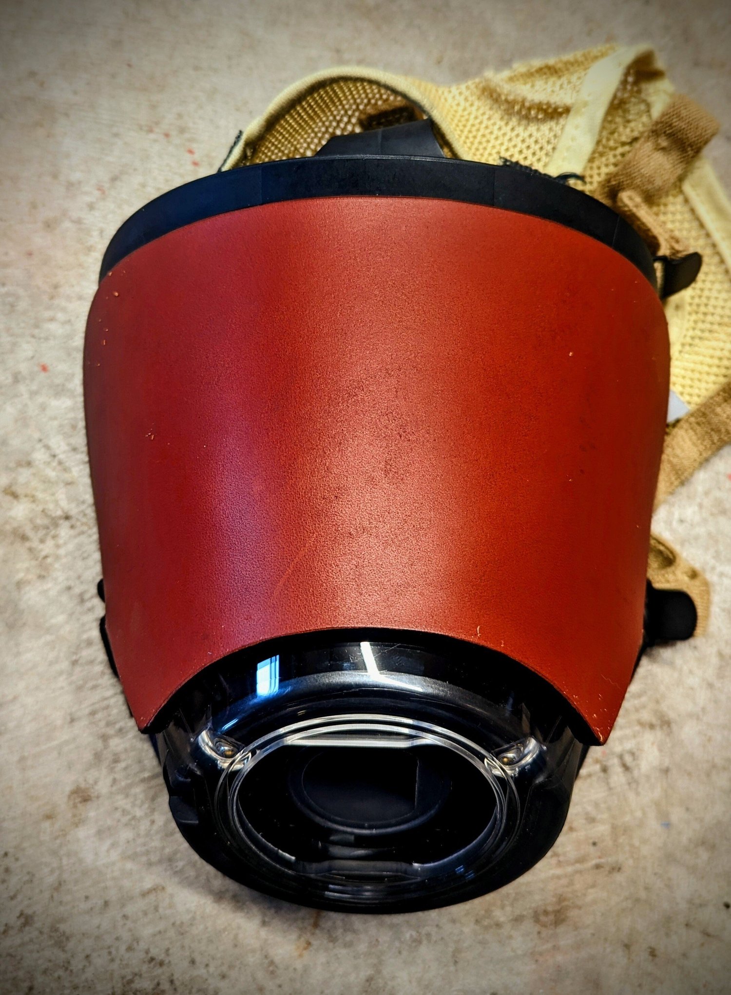 Personalized leather Scott C5 SCBA mask cover – additional product view 7