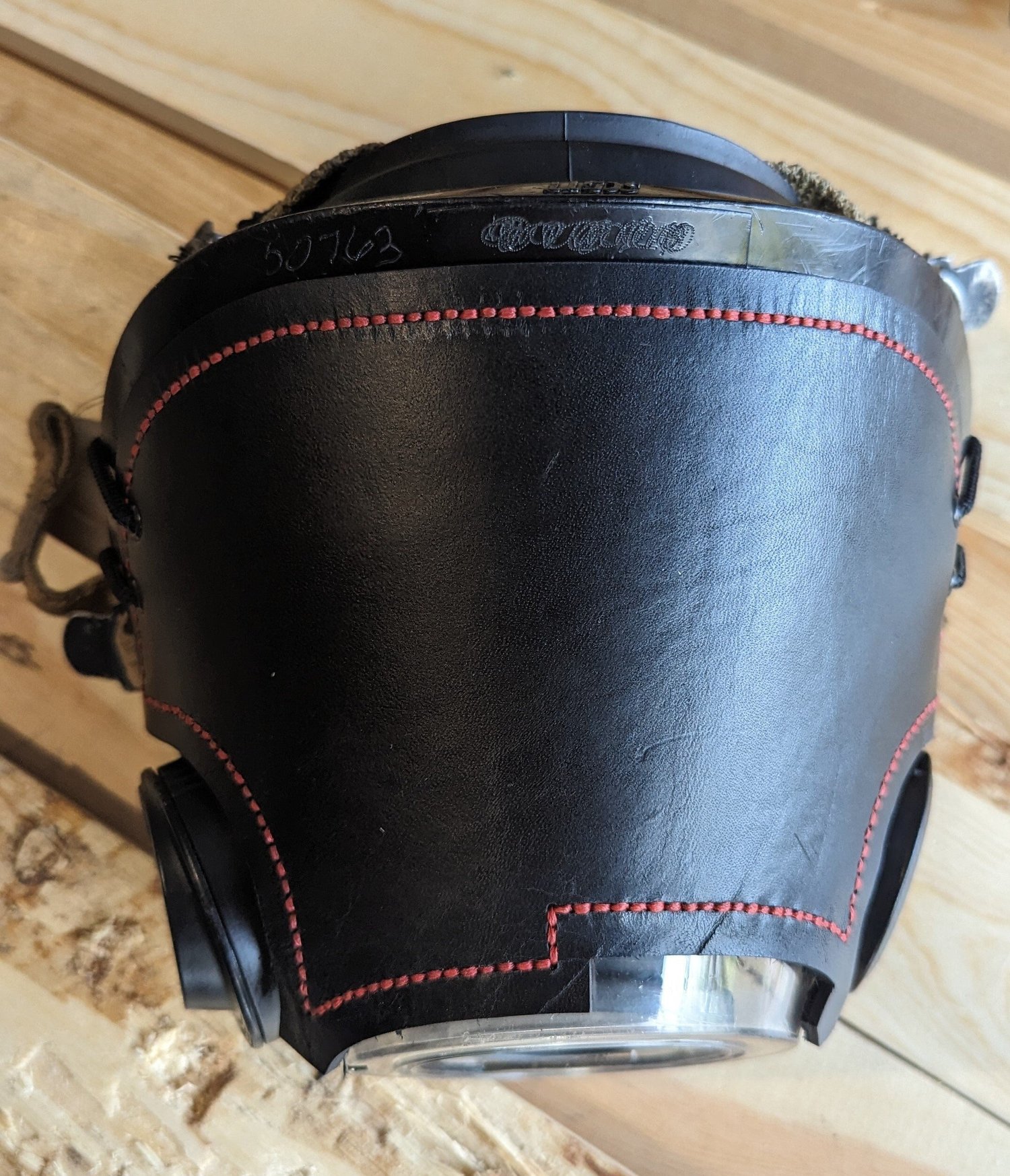 Personalized leather Scott AV-3000 blackout training cover – additional product view 2