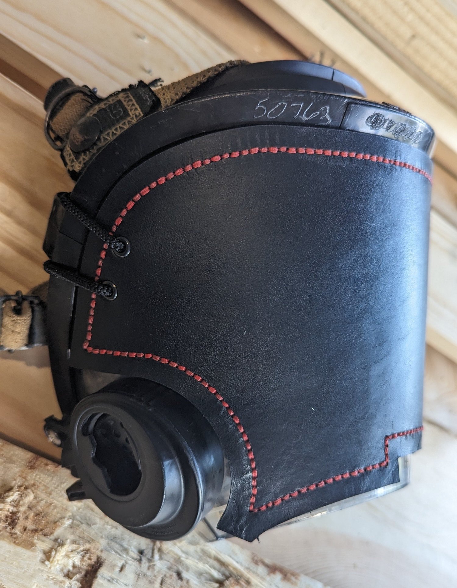 Personalized leather Scott AV-3000 blackout training cover – additional product view 3